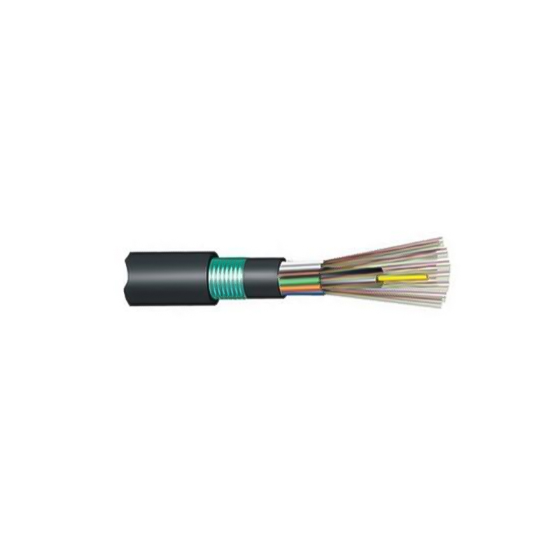 Cable de fibra óptica GYTA, cable de fibra óptica submarino blindado de tubo suelto trenzado, precio por metro